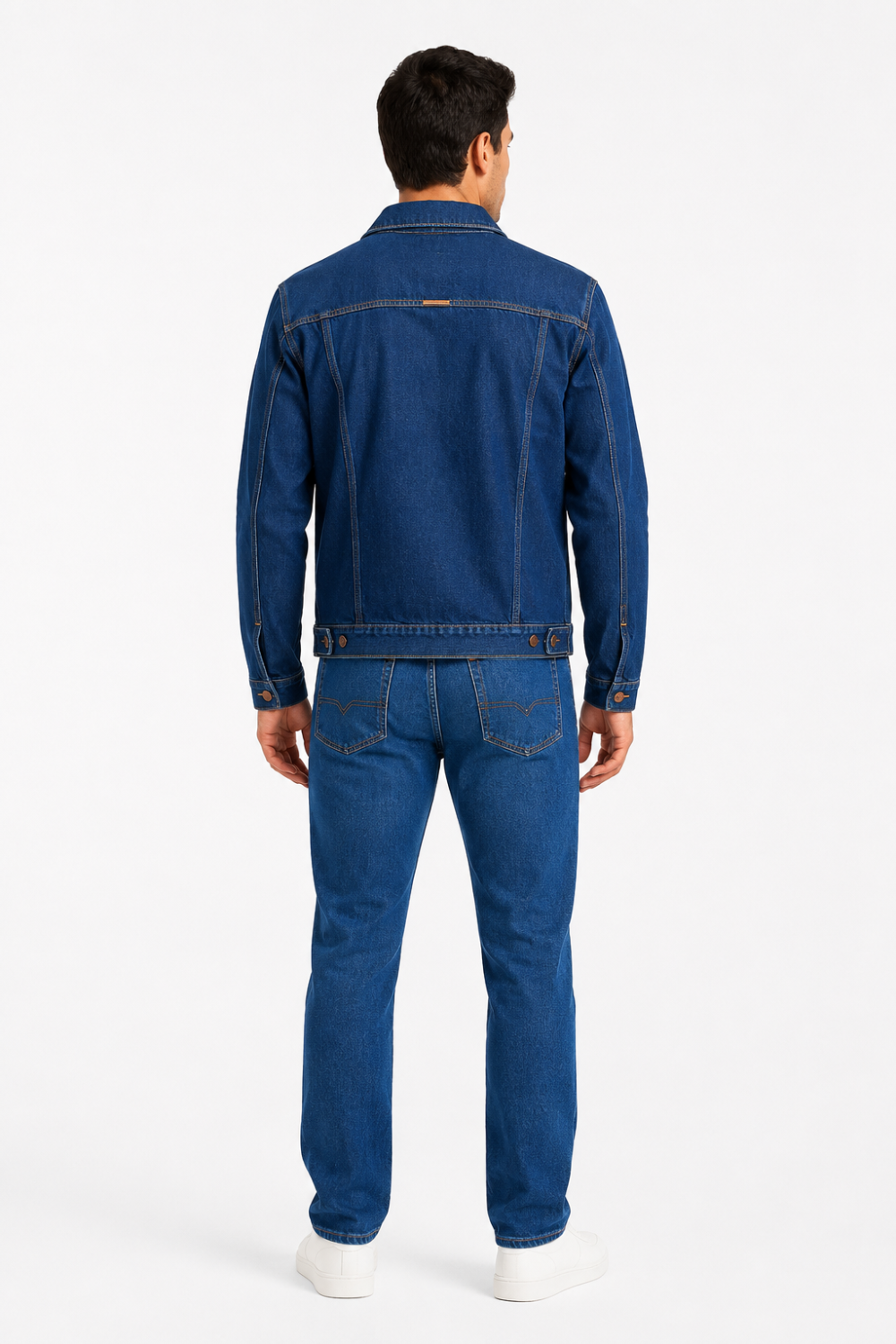 JAQUETA JEANS BOYFRIEND DARK BLUE