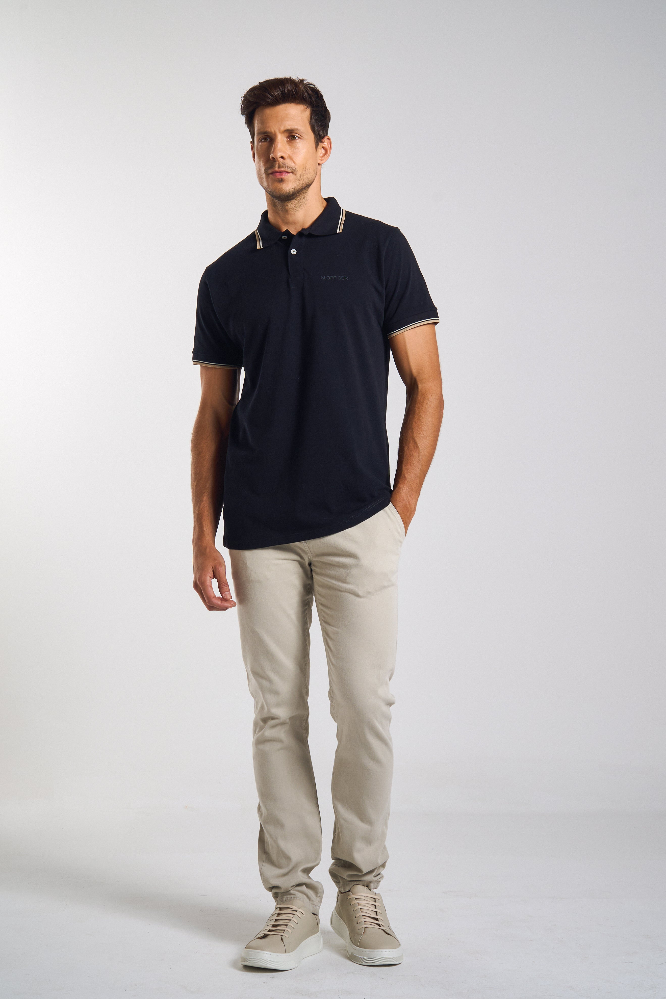 POLO COMFORT PIQUET COM FILETE