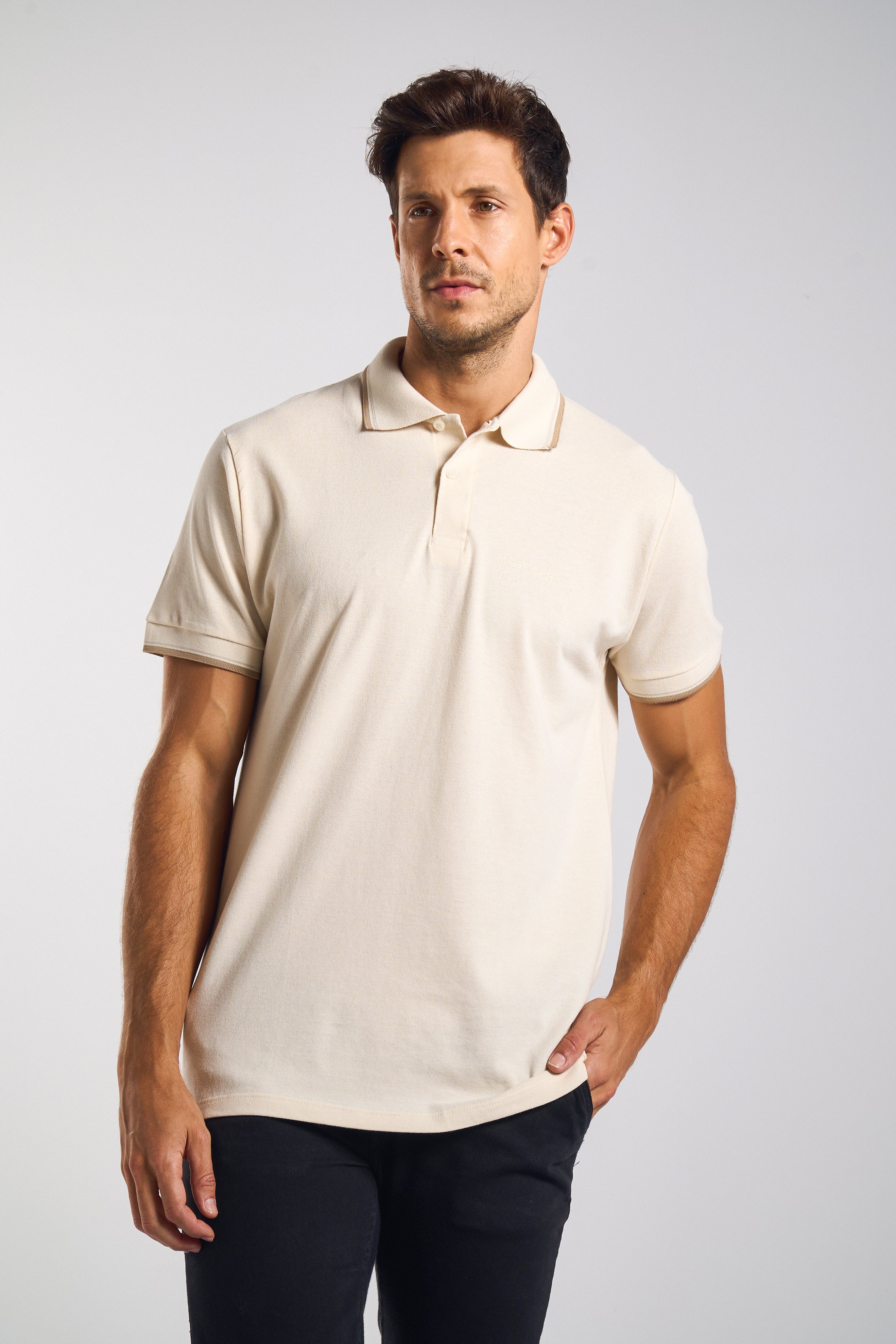 POLO COMFORT PIQUET COM FILETE