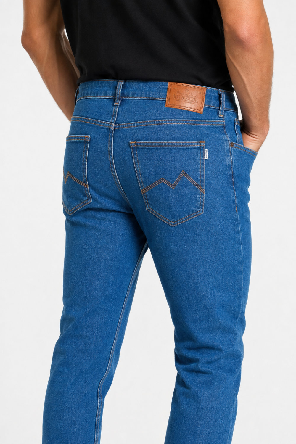CALÇA JEANS SLIM BLUE WASH