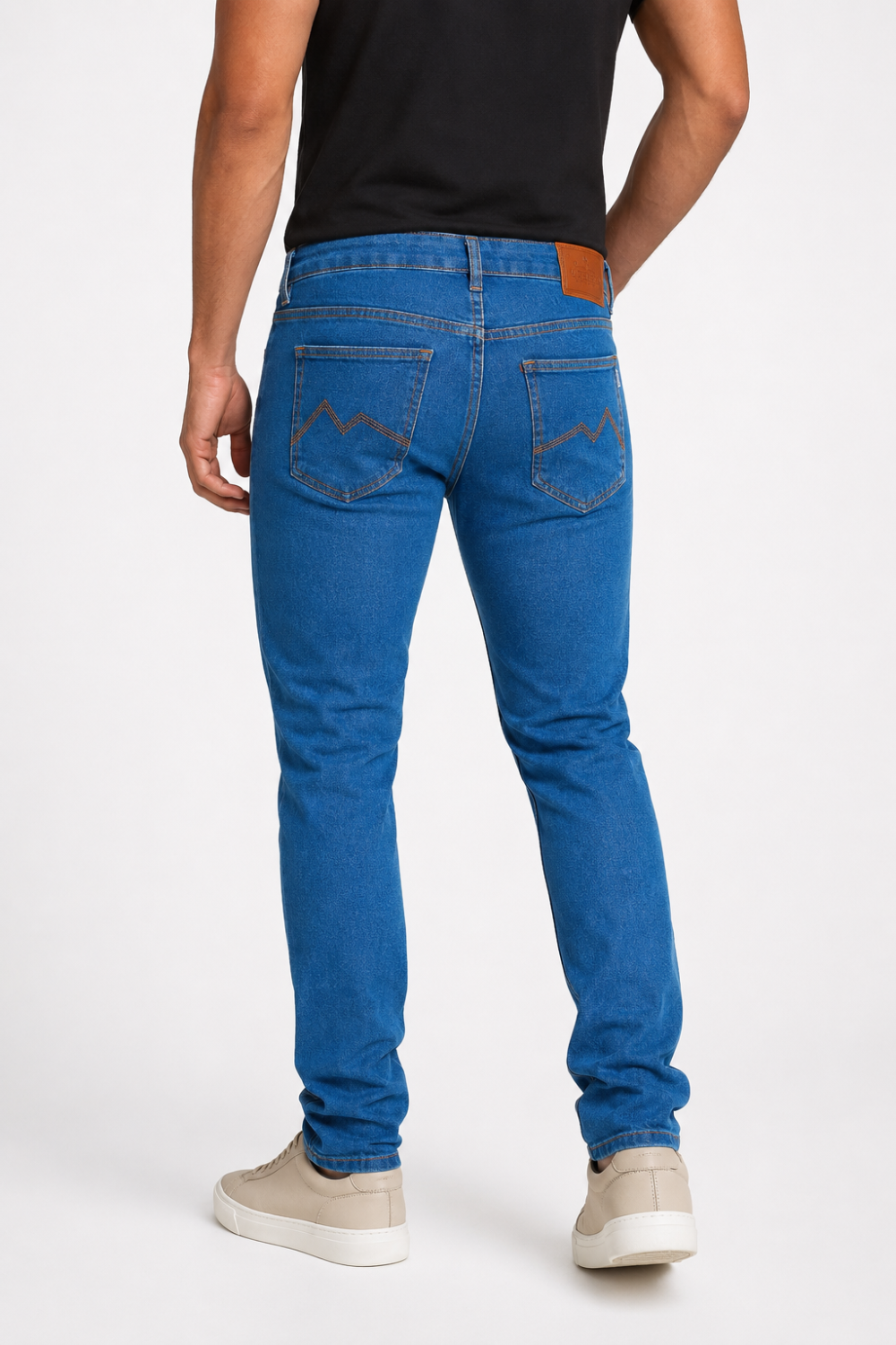 CALÇA JEANS SLIM BLUE WASH