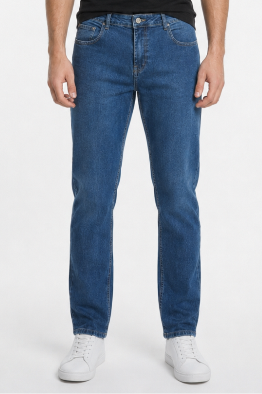 CALÇA JEANS SLIM BLUE WASH
