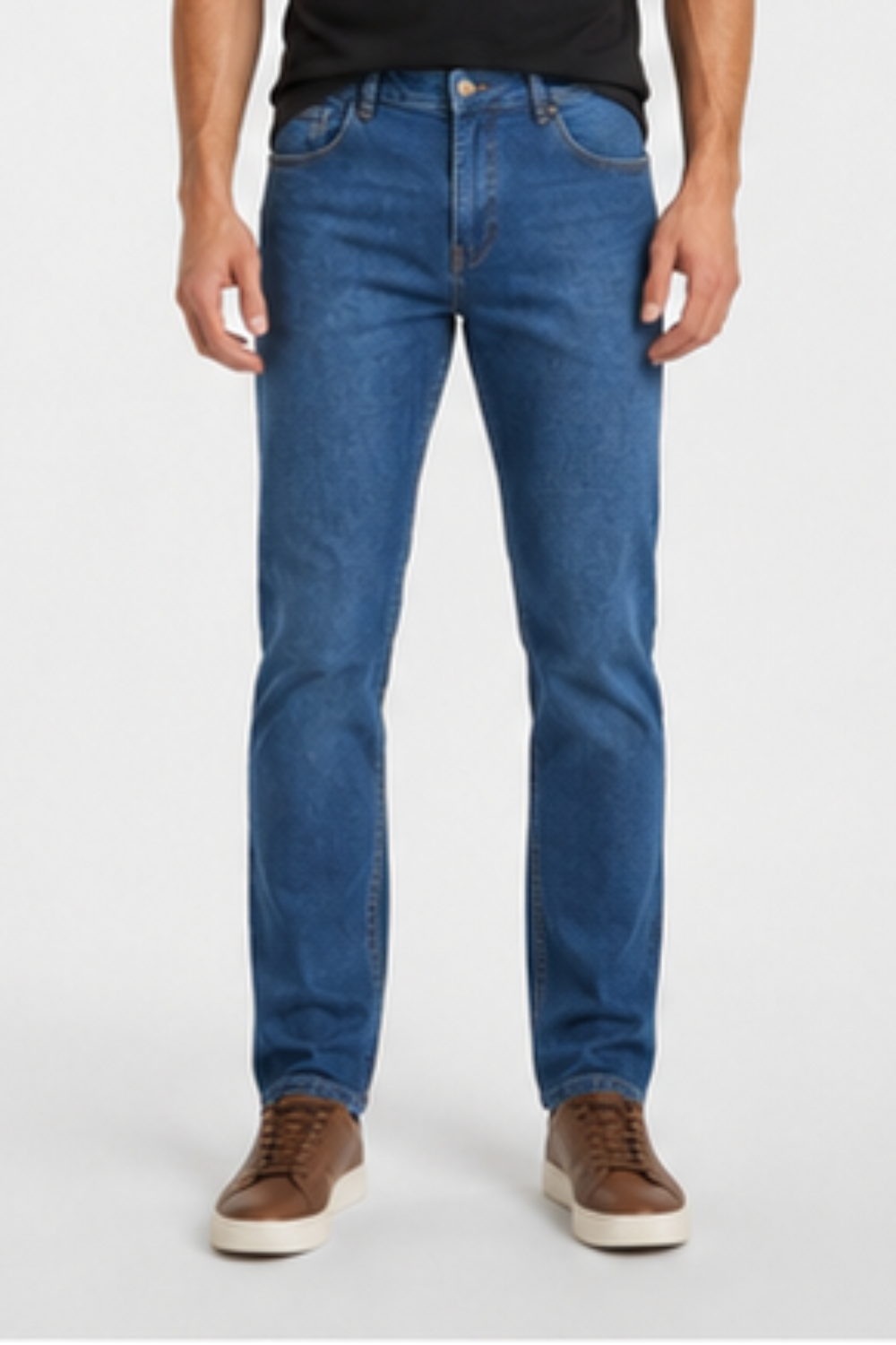 CALÇA JEANS SLIM BLUE WASH