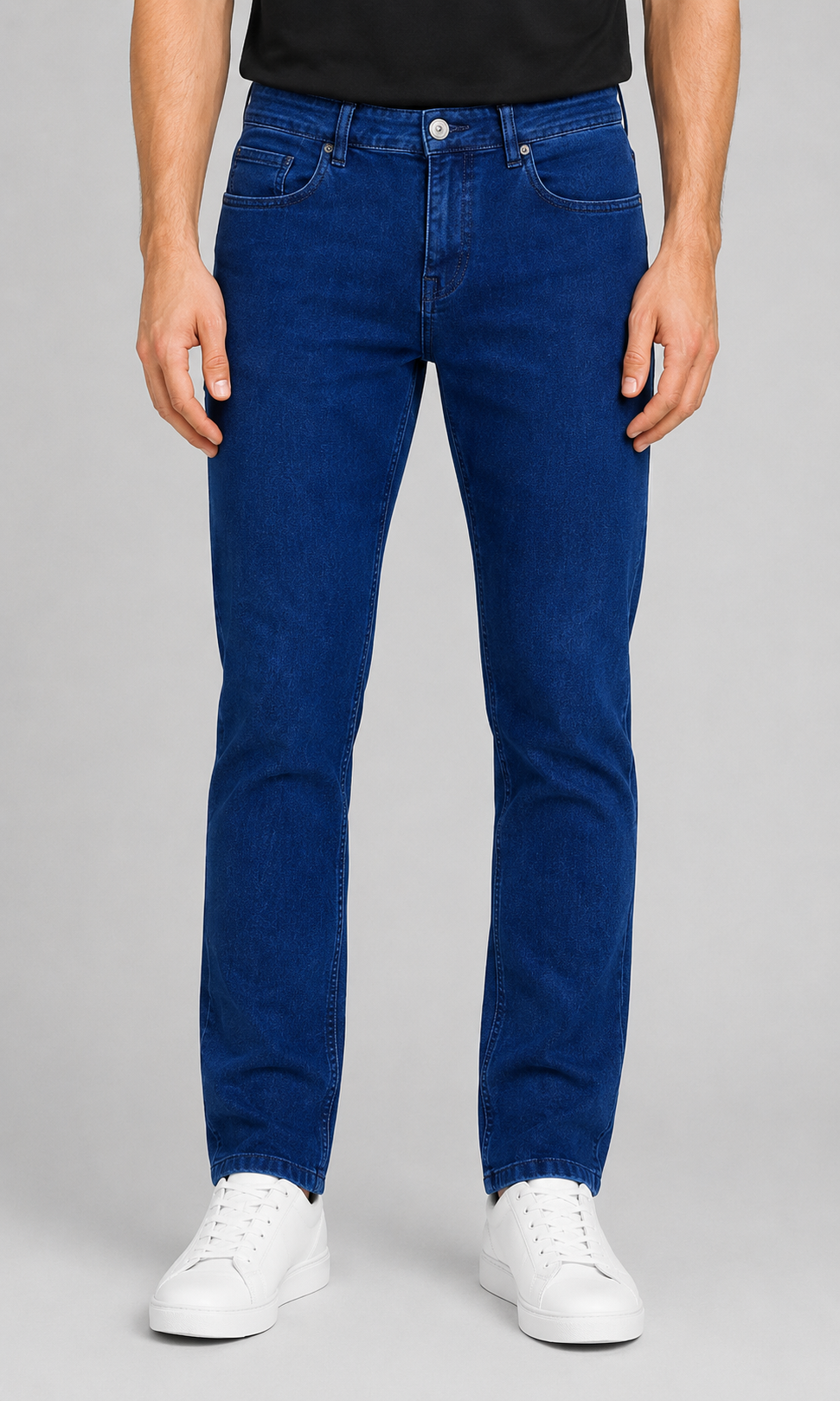 CALÇA JEANS SLIM BLUE WASH