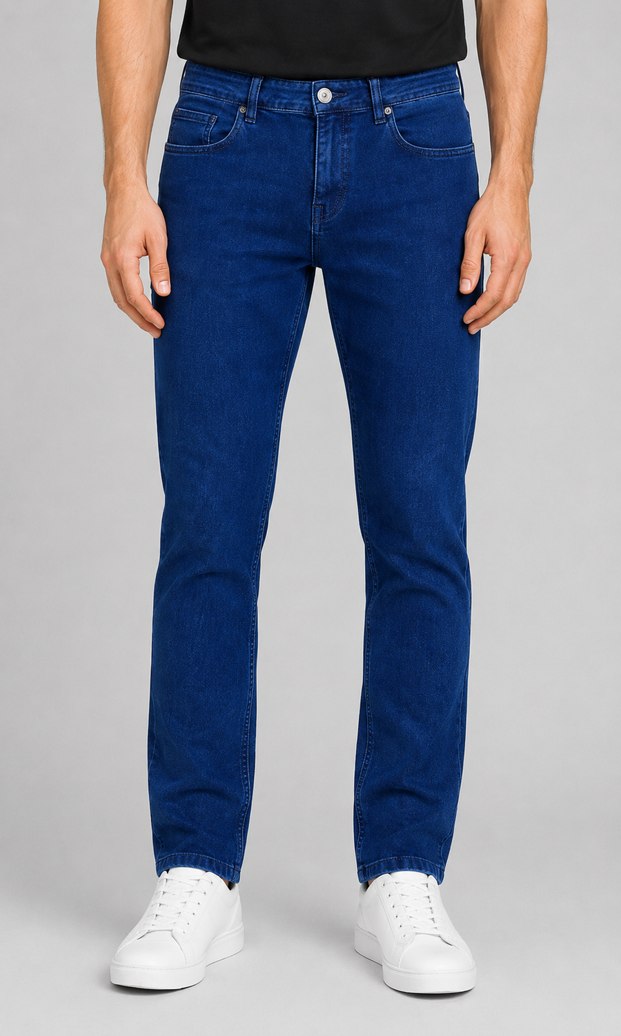 CALÇA JEANS SLIM BLUE WASH