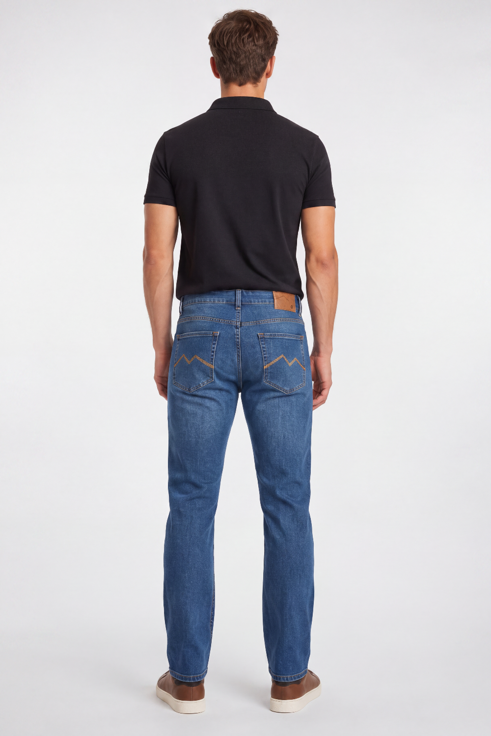 CALÇA JEANS SLIM BLUE WASH