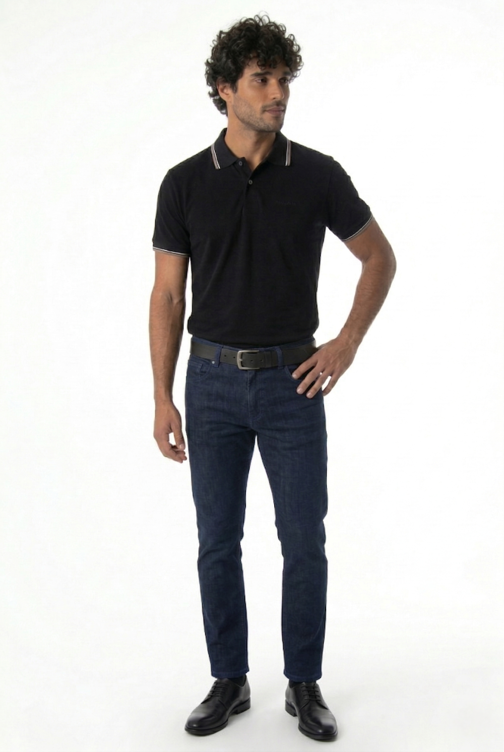 CALÇA JEANS SLIM DARK BLUE