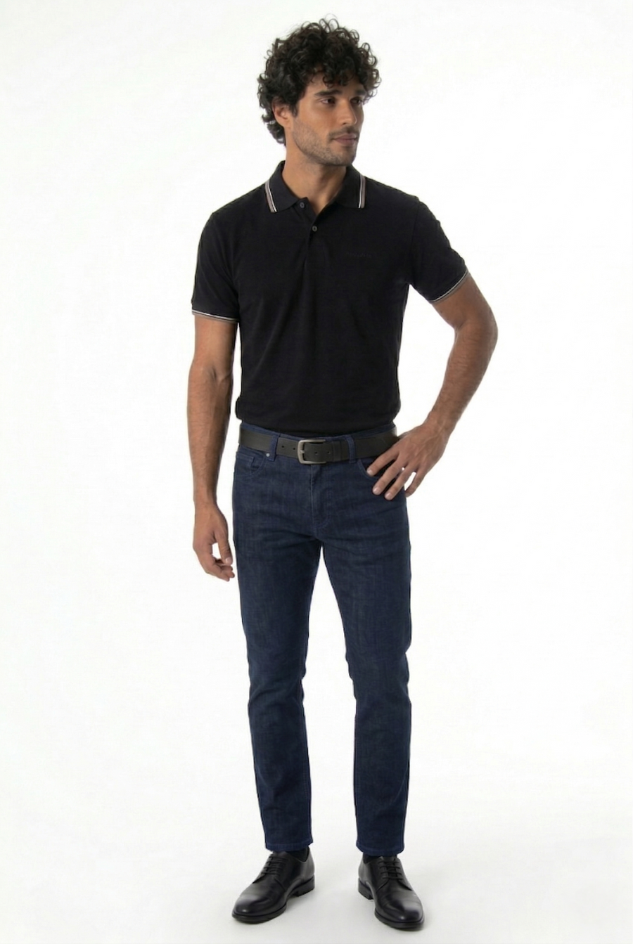 CALÇA JEANS SLIM DARK BLUE