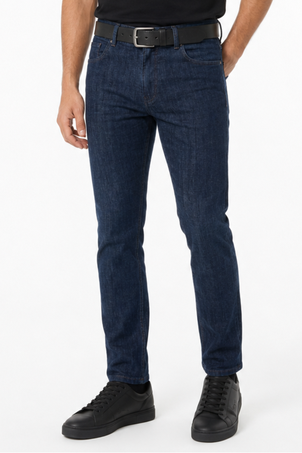 CALÇA JEANS SLIM DARK BLUE