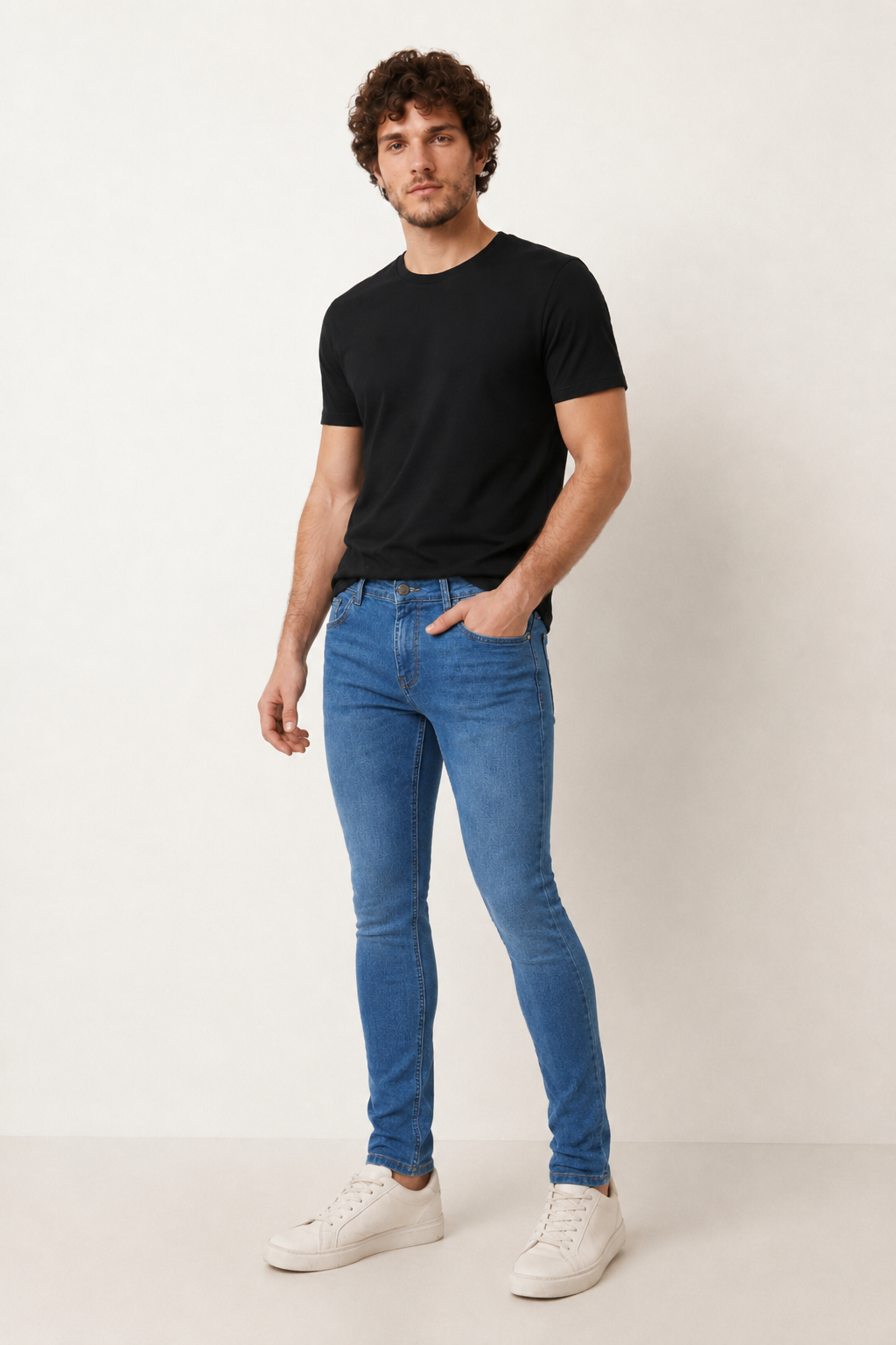 CALÇA JEANS COOL FIT BLUE WASH