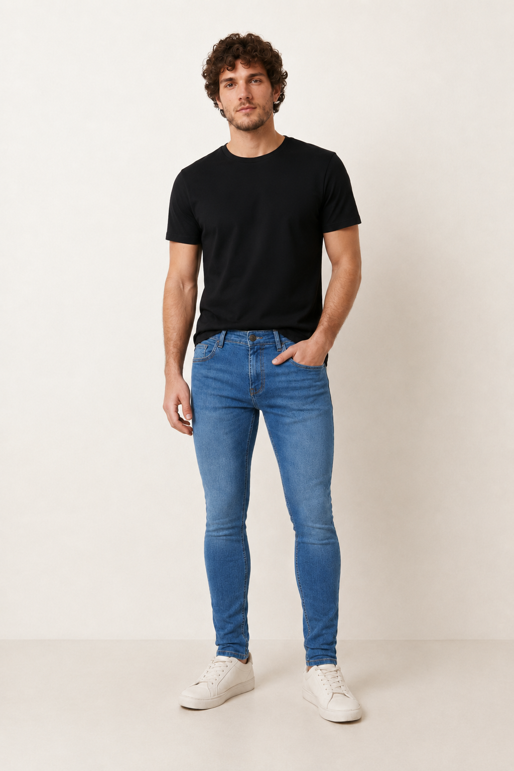 CALÇA JEANS COOL FIT BLUE WASH