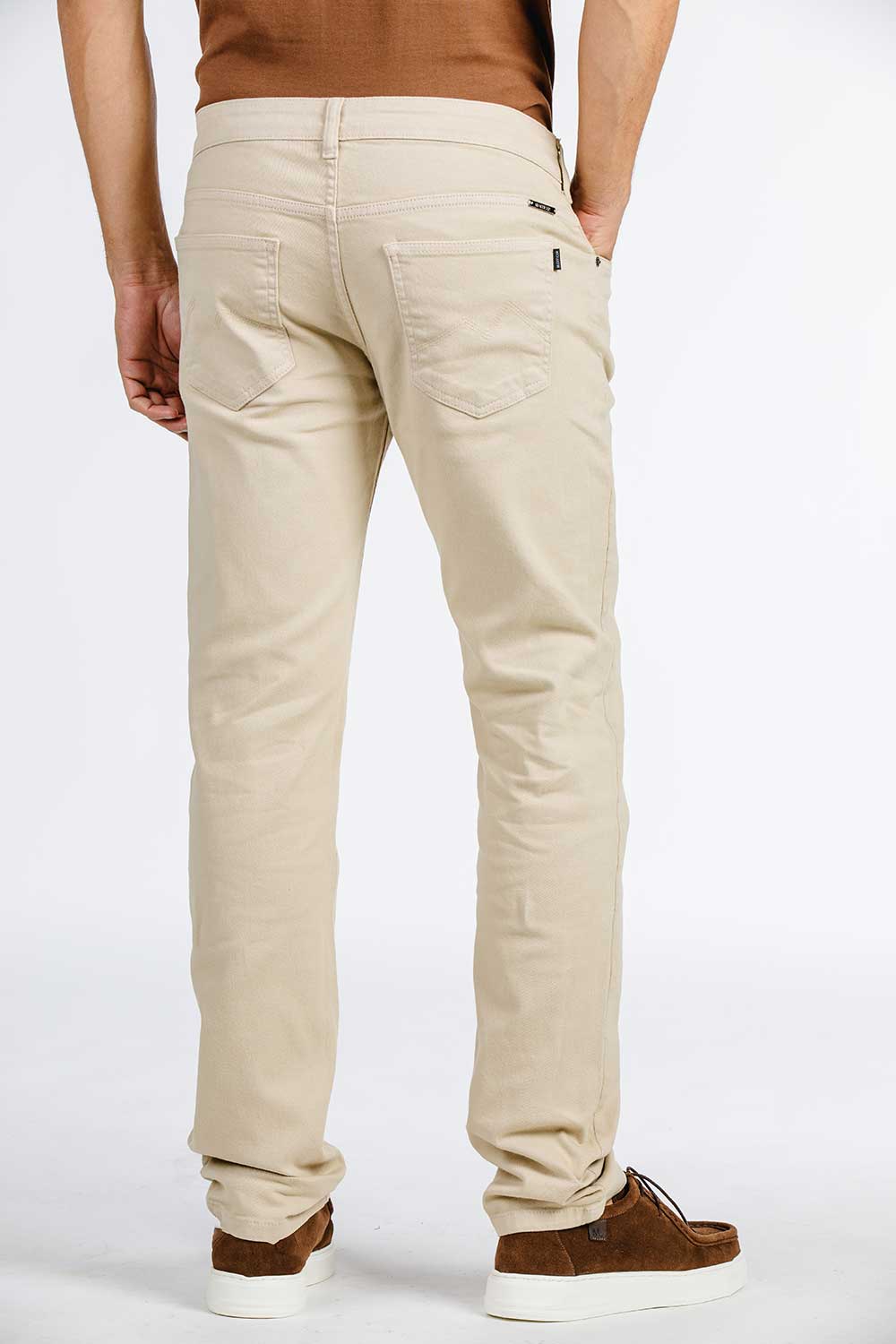 CALÇA SARJA SLIM FIVE POCKETS