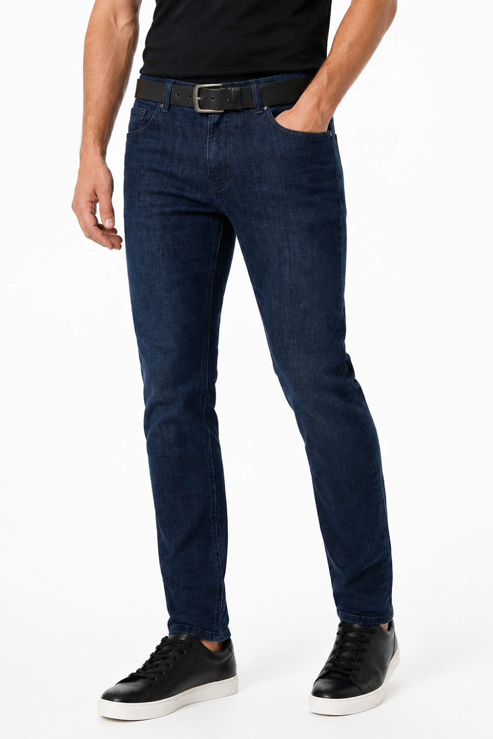 CALÇA JEANS SLIM DARK BLUE