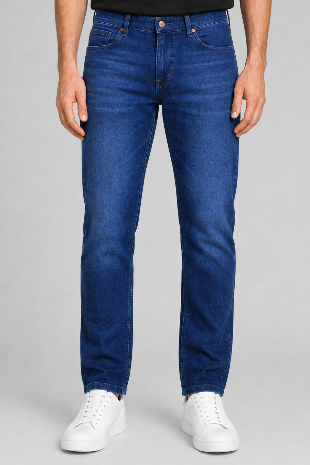 CALÇA JEANS SLIM DARK BLUE
