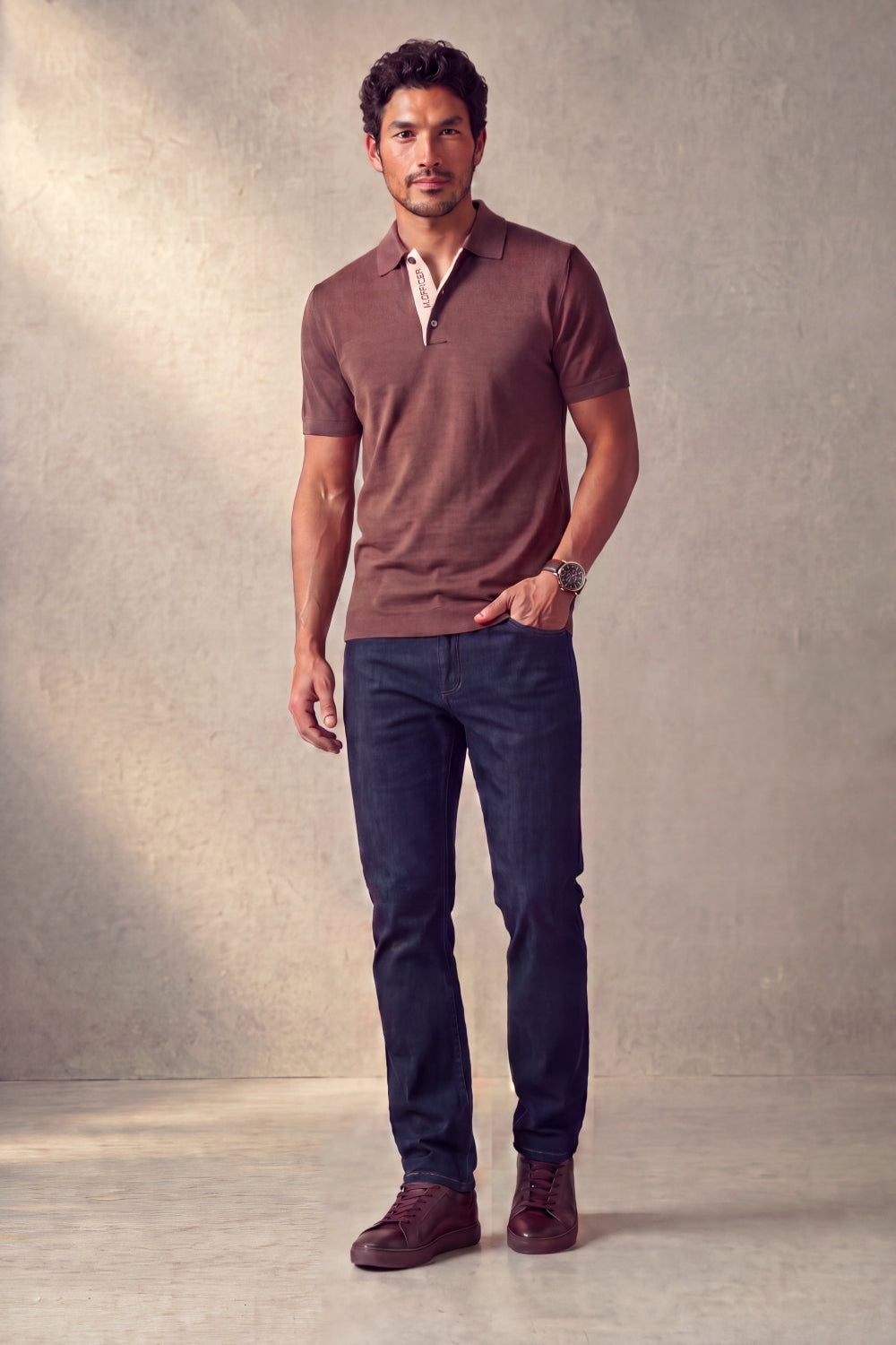 CALÇA JEANS SLIM DEEP BLUE