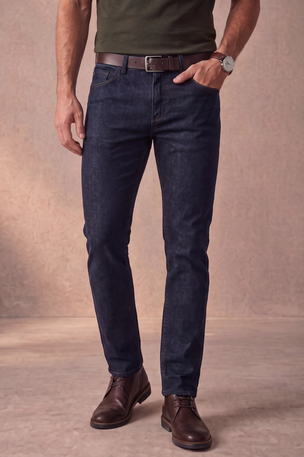 CALÇA JEANS SLIM DEEP BLUE