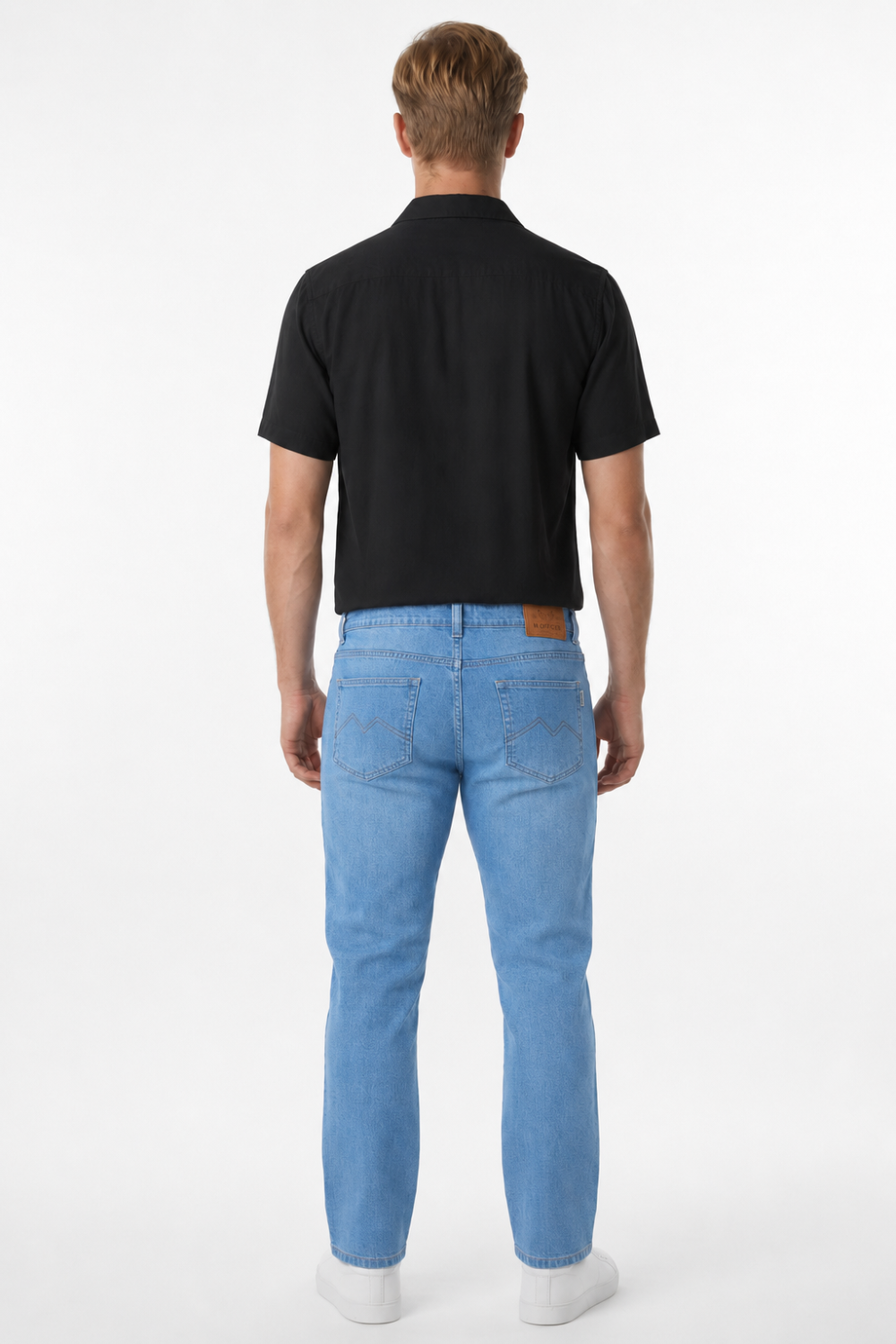 CALÇA JEANS RETA LIGHT BLUE