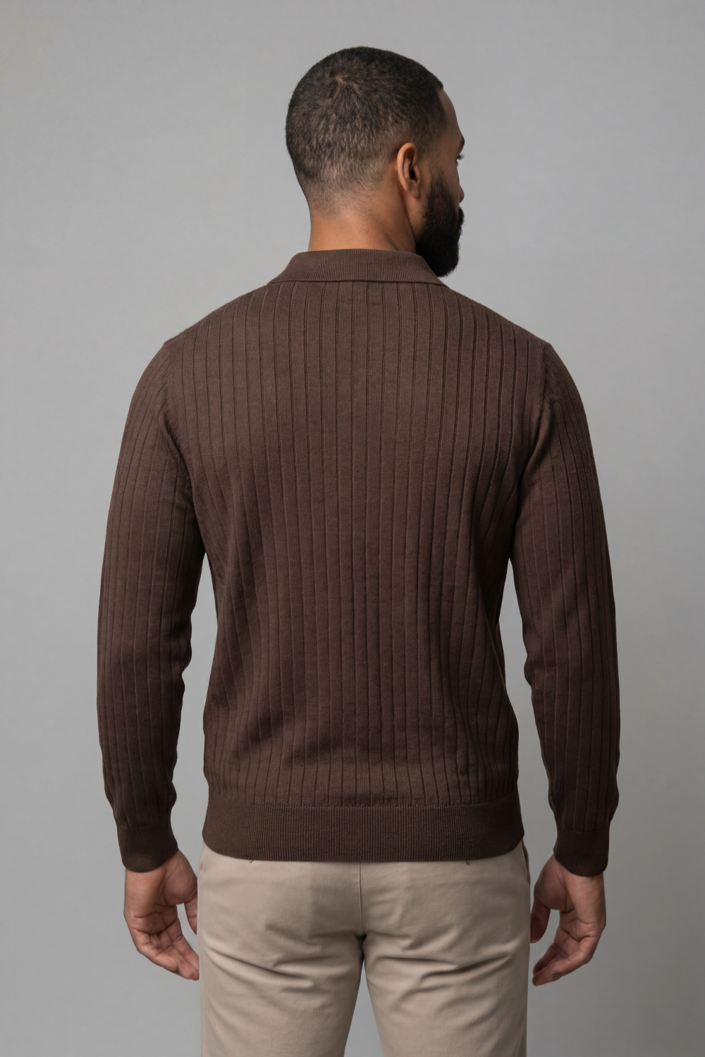 SUÉTER POLO LISTRADA
