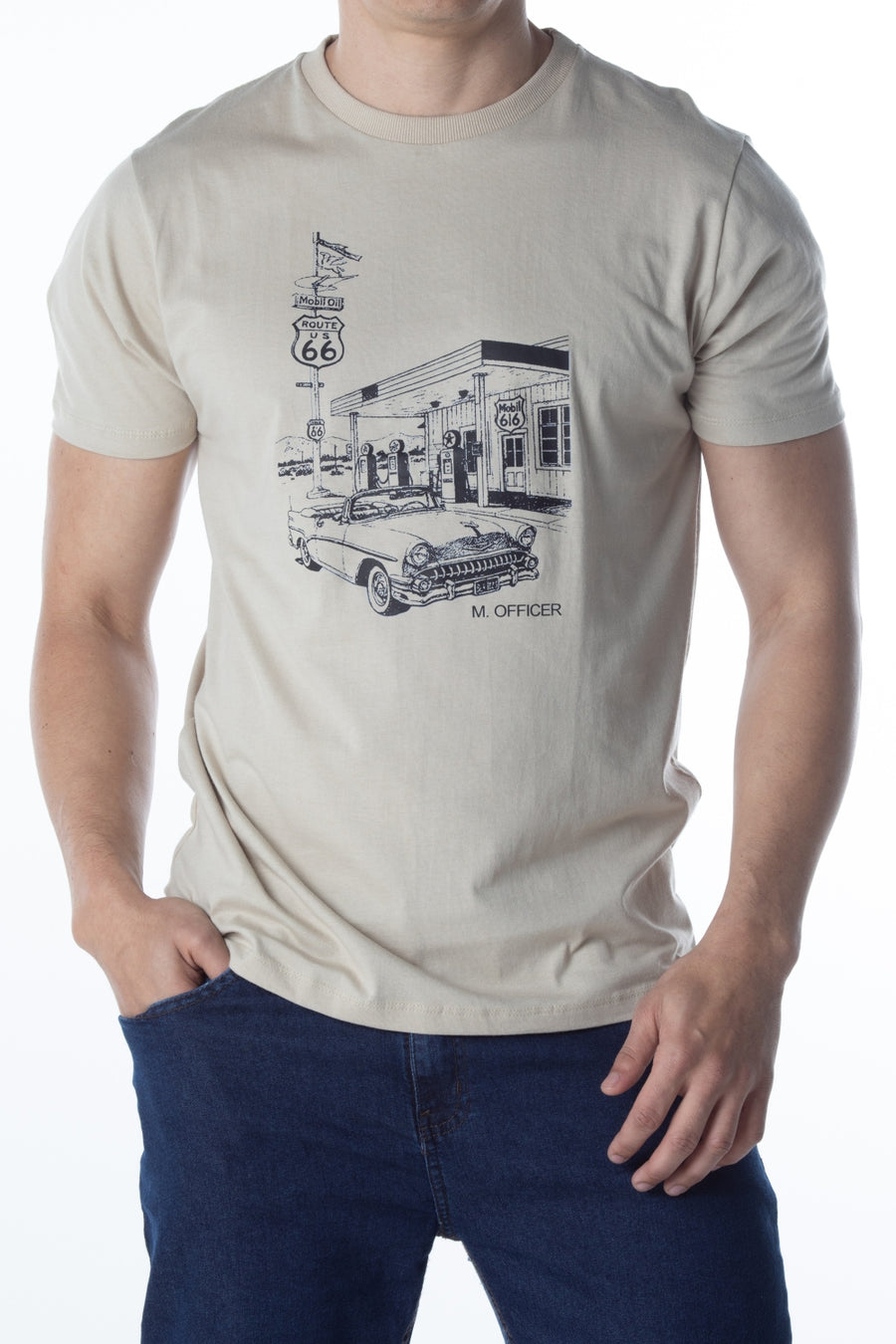 CAMISETA COMFORT M/C ROUTE 66