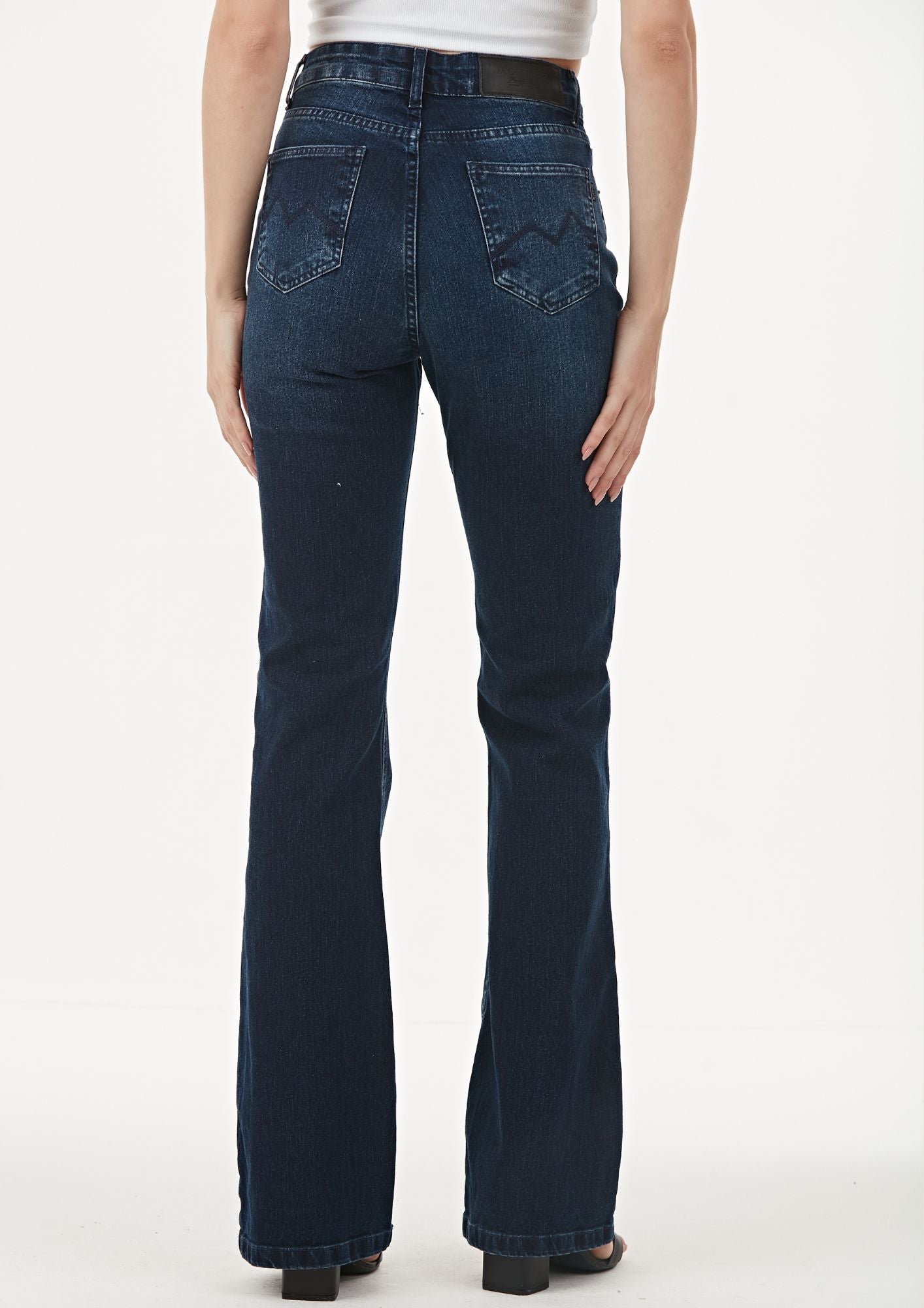 CALCA JEANS BOOT CUT C4 DARK BLUE