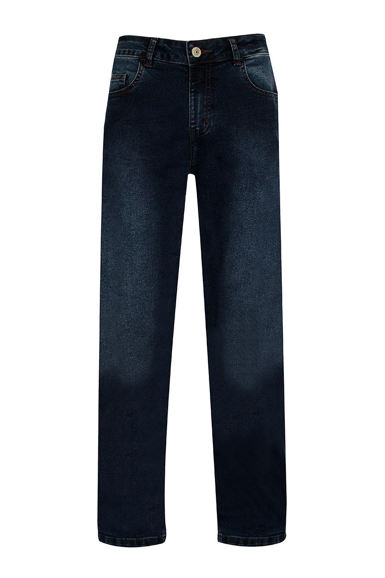 CALÇA JEANS SLIM DARK BLUE