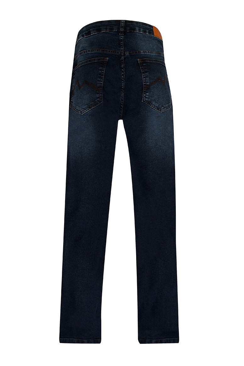 CALÇA JEANS SLIM DARK BLUE