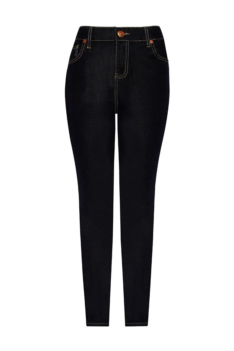 CALÇA JEANS SUPER SKINNY C4 DARK BLUE