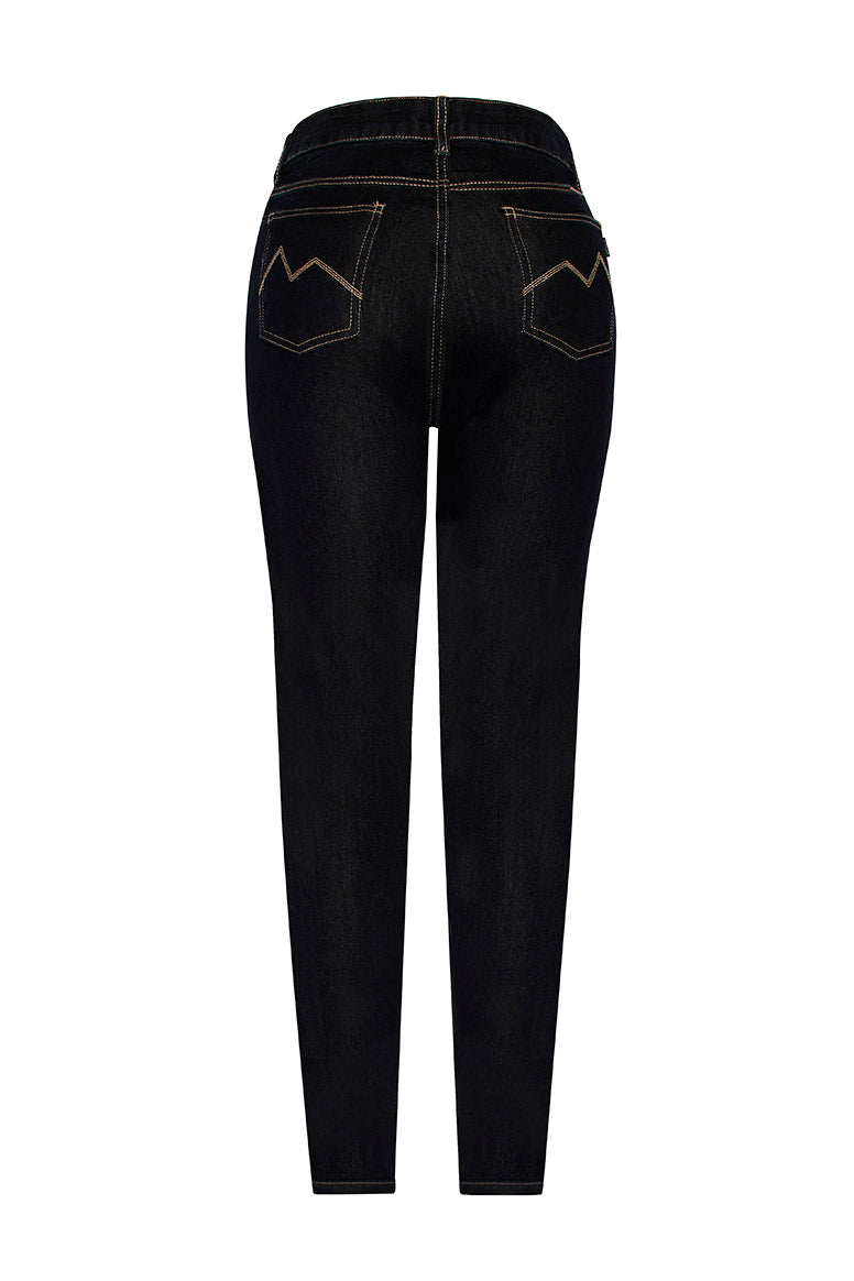 CALÇA JEANS SUPER SKINNY C4 DARK BLUE