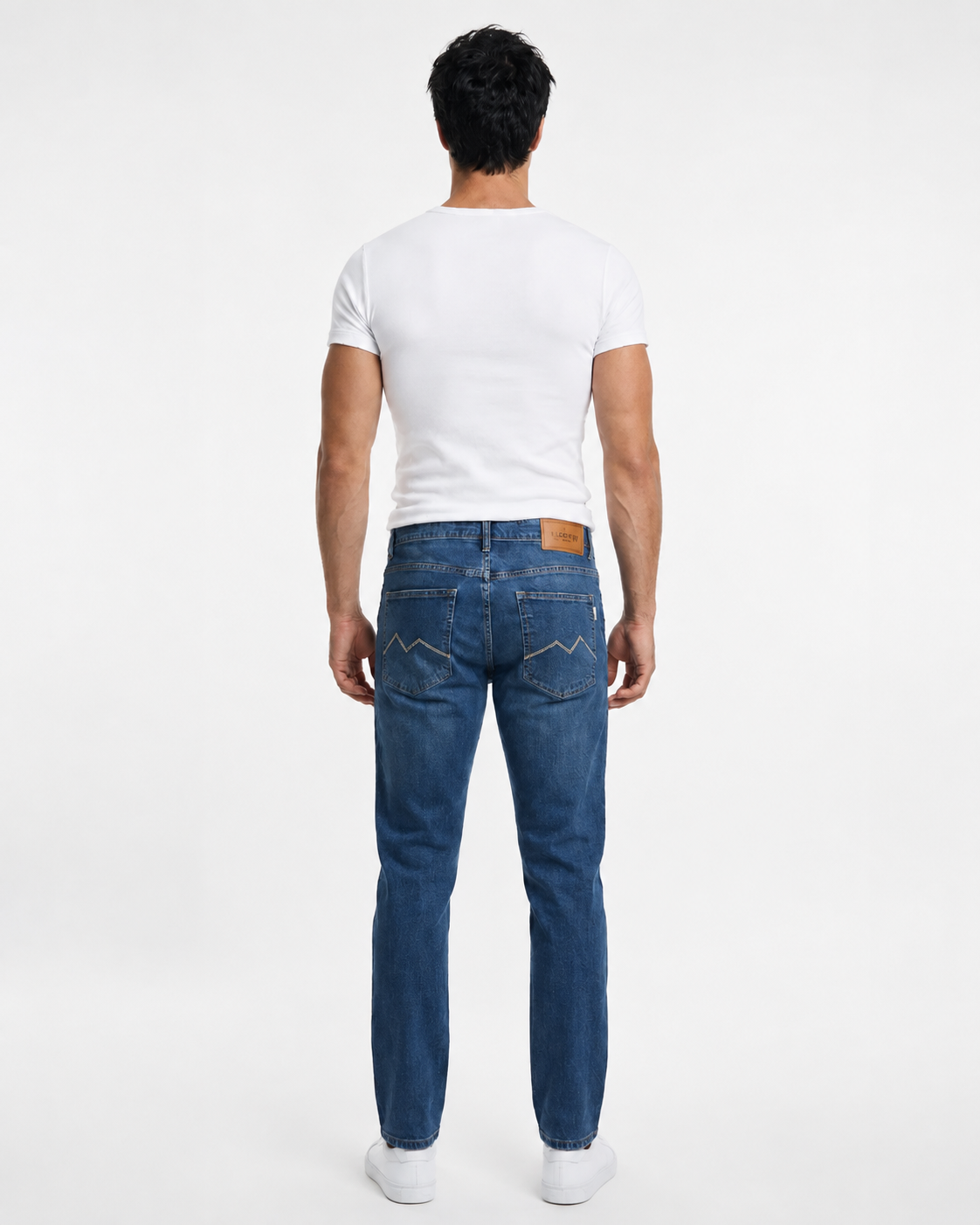 CALÇA JEANS SLIM BLUE WASH