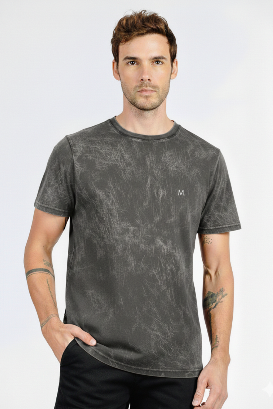 CAMISETA M/C MARMORIZADA