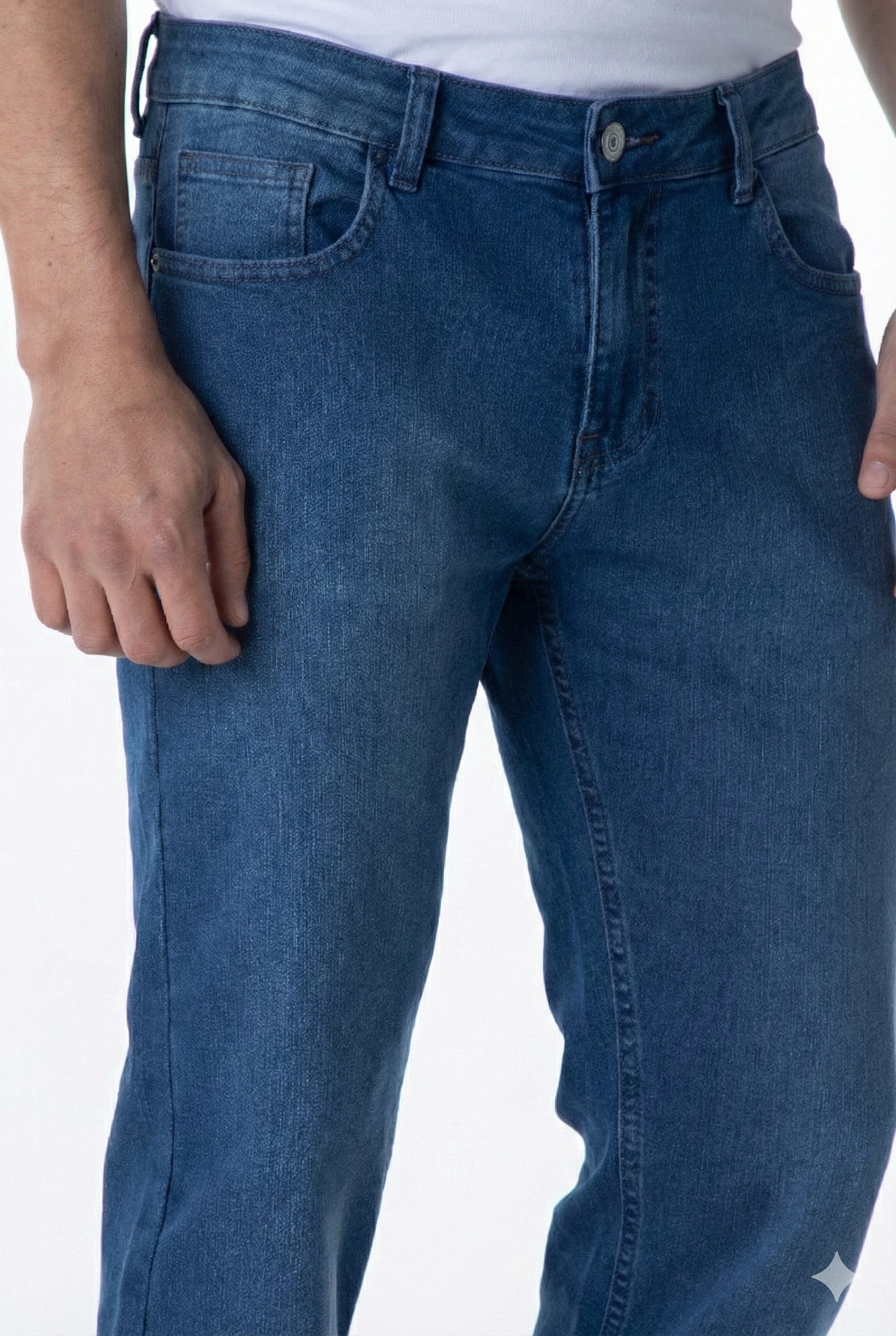 CALÇA JEANS SEMI BAGGY VINTAGE BLUE