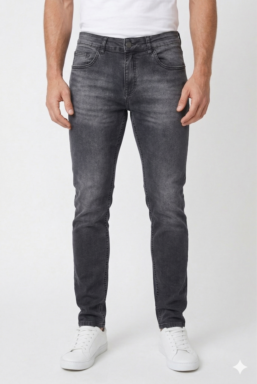 CALÇA JEANS COOL FIT BLACK DENIM