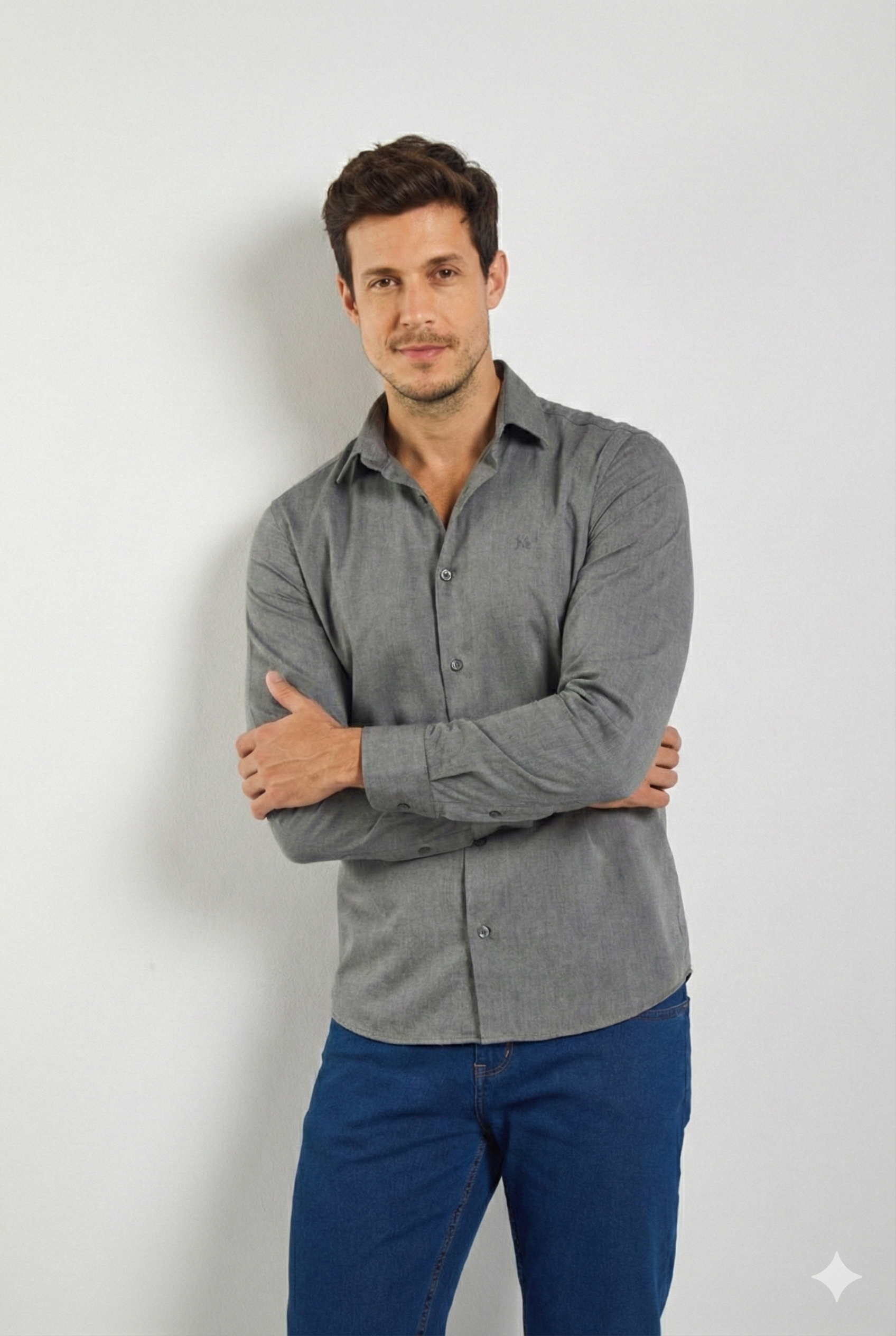 CAMISA SLIM M/L