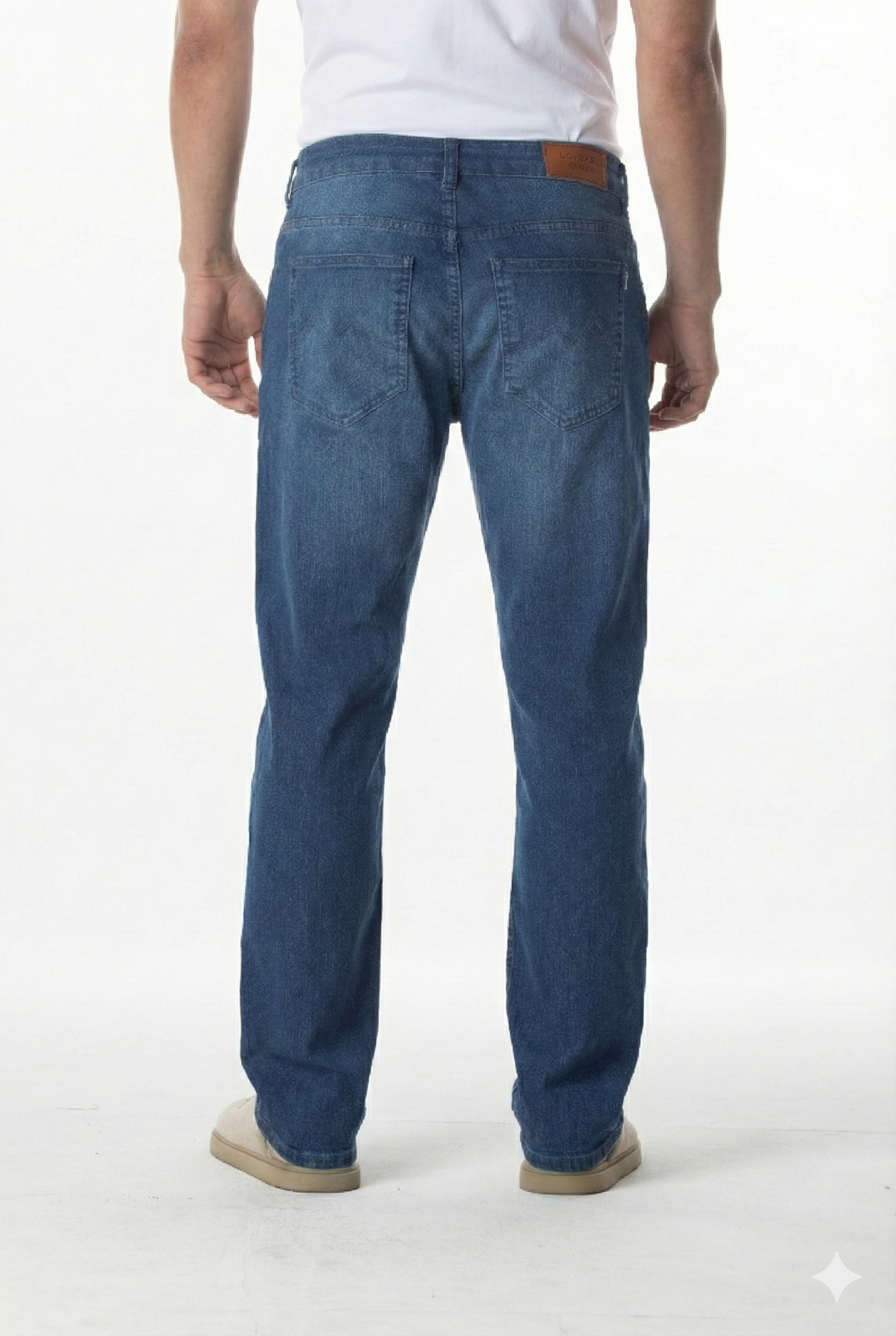 CALÇA JEANS SEMI BAGGY VINTAGE BLUE