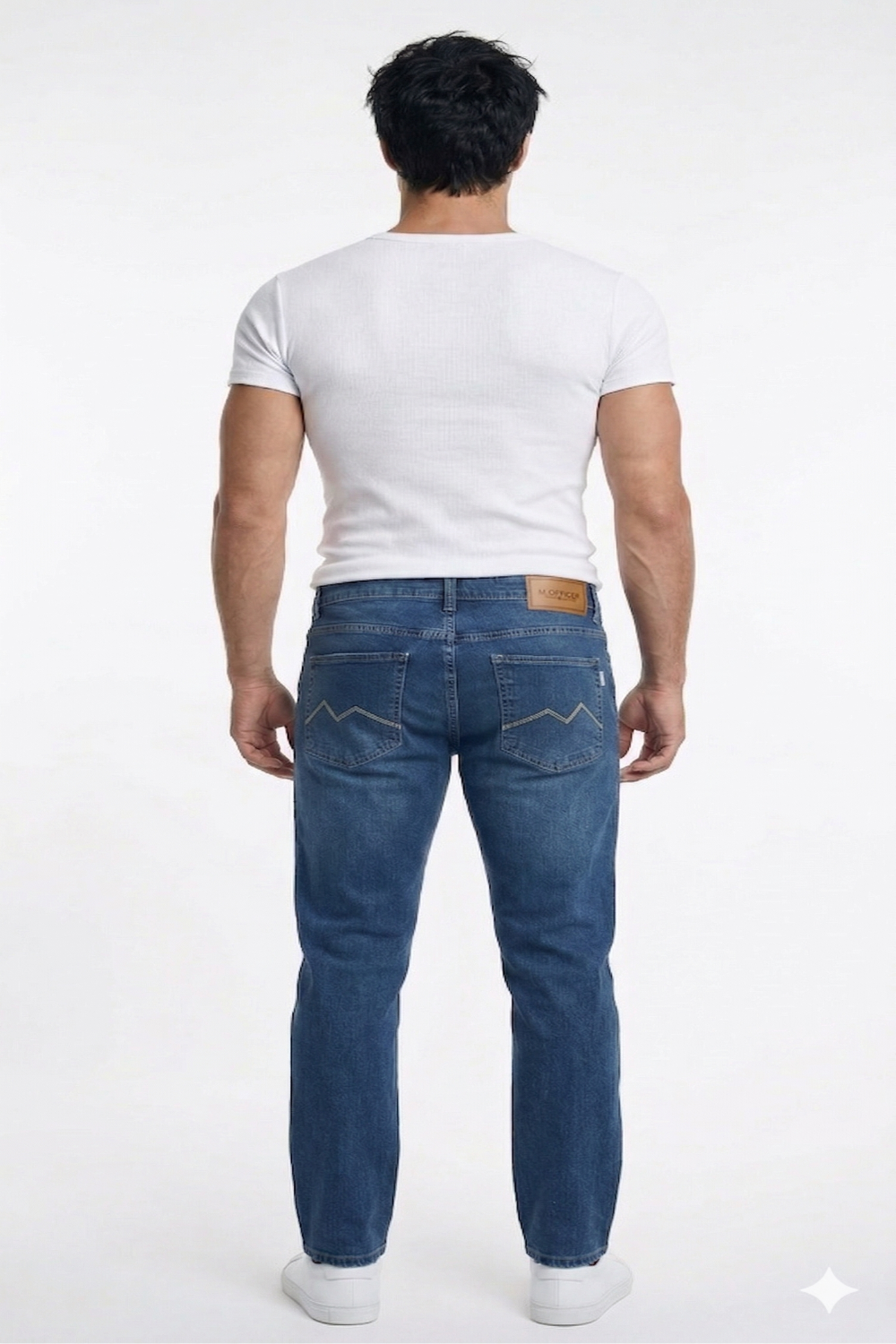 CALÇA JEANS SLIM BLUE WASH