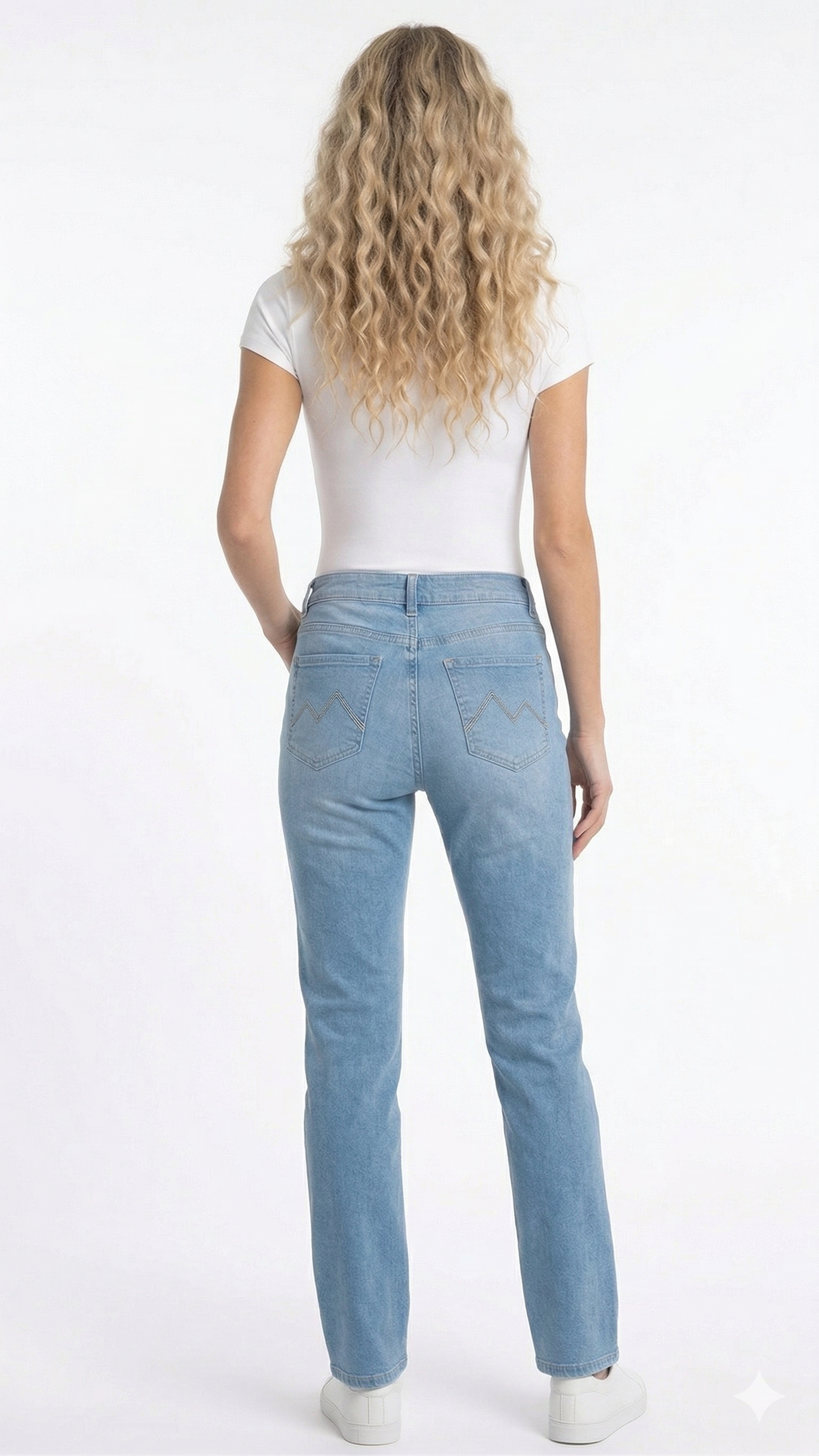 CALÇA JEANS RETA C4 LIGHT BLUE