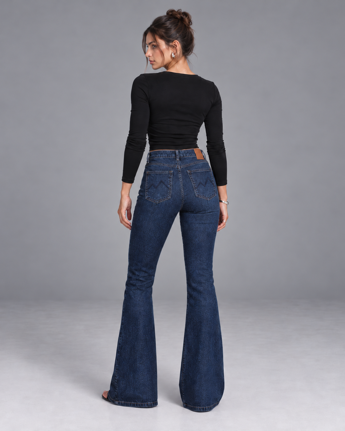 CALÇA JEANS BOOT CUT C3 DARK BLUE