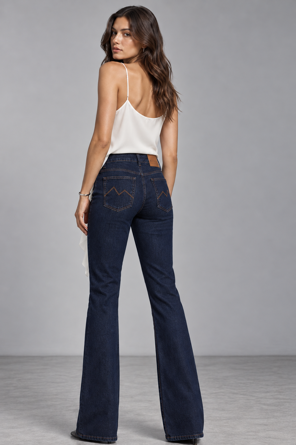 CALÇA JEANS BOOT CUT C4 DEEP BLUE