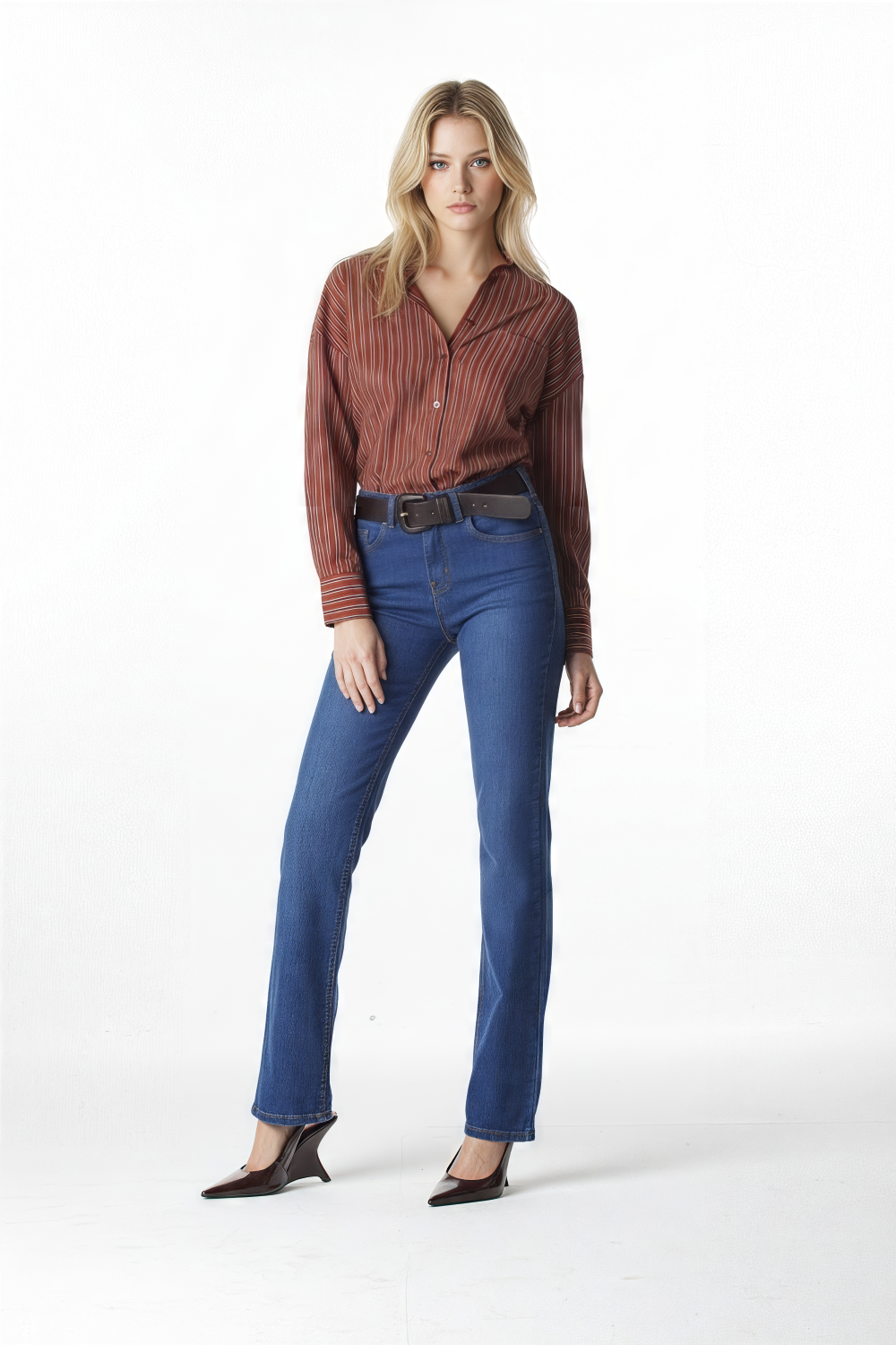 CALÇA JEANS C4 BLUEWASH