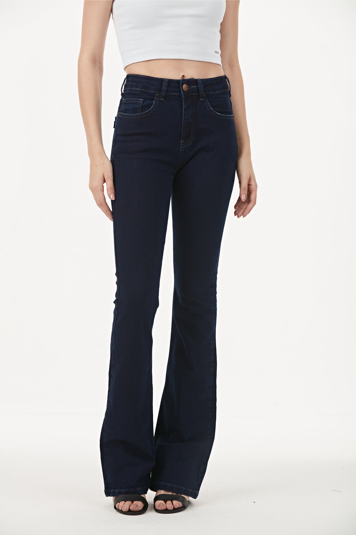 CALÇA JEANS BOOT C4 DARK BLUE