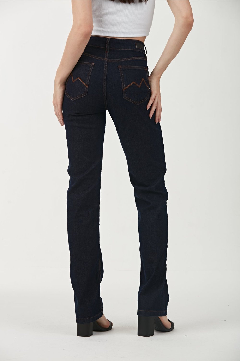CALÇA JEANS RETA C3 DARK BLUE