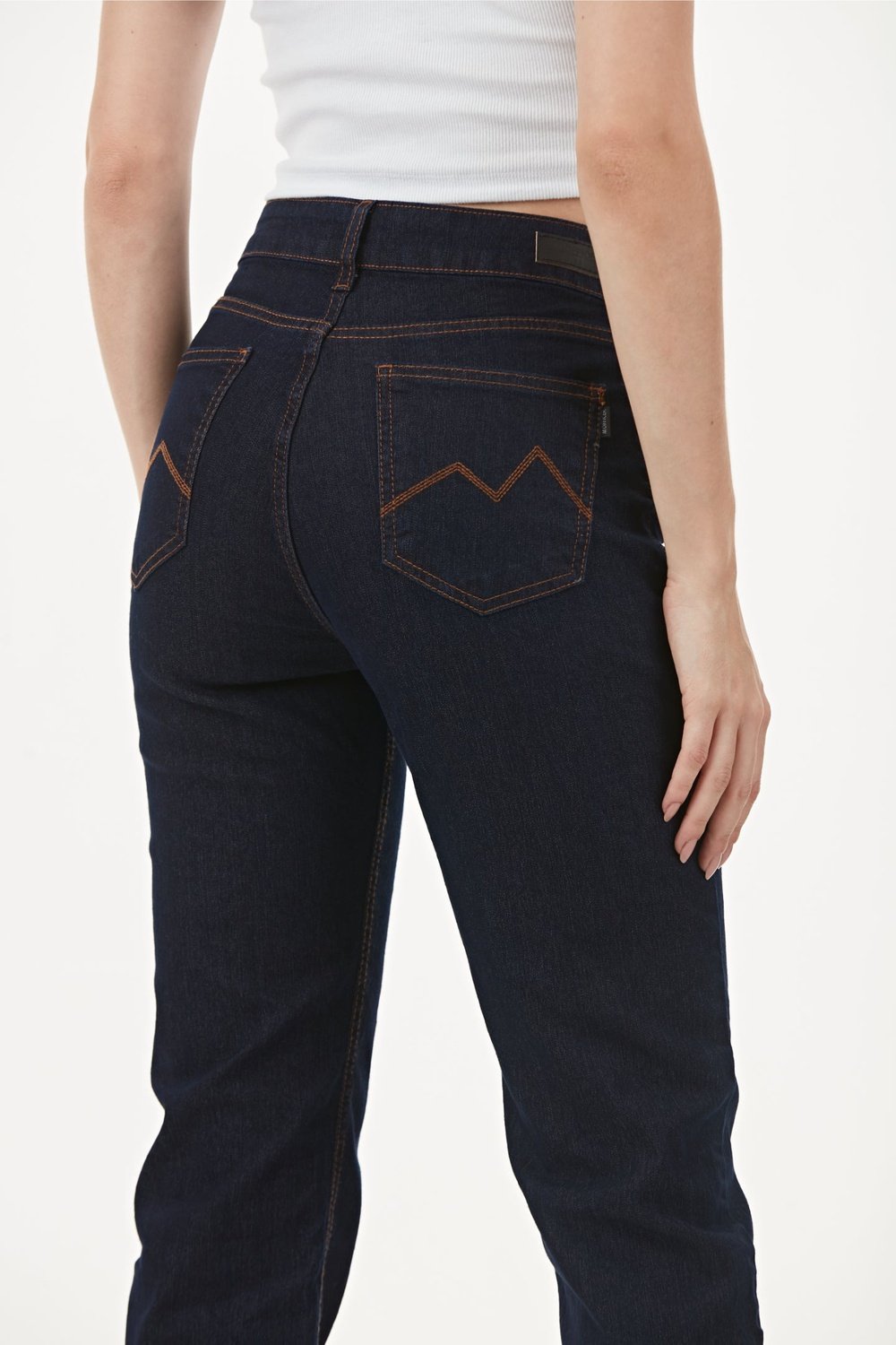 CALÇA JEANS RETA C3 DARK BLUE
