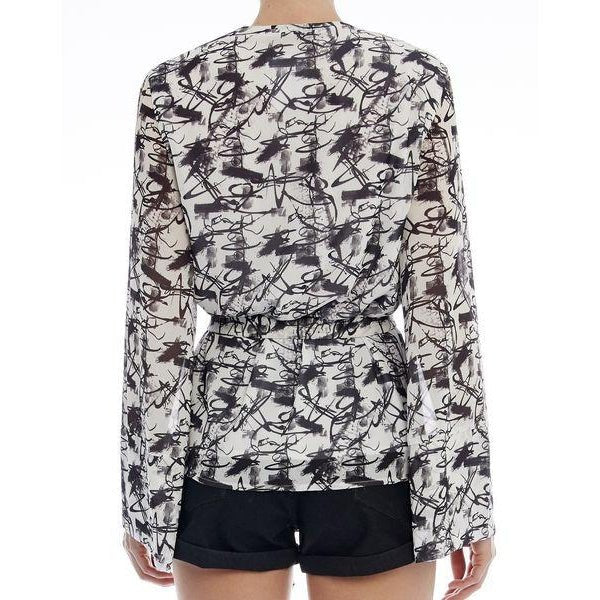 KIMONO M/L DECOTE V EST. GRAFFITI - M.Officer