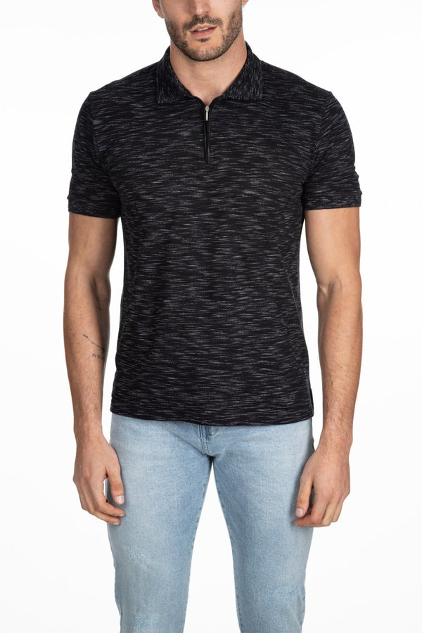 POLO LISA M/C C PIQUET JET C ZIPER - M.Officer