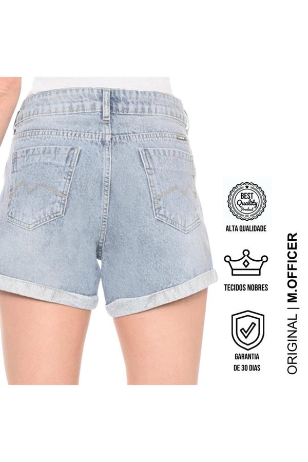 SHORTS JEANS C3 LIGHT BLUE - M.Officer